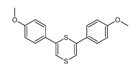 2,6-bis(4-methoxyphenyl)-1,4-dithiine Structure