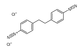 4-[2-(4-diazoniophenyl)ethyl]benzenediazonium,dichloride结构式
