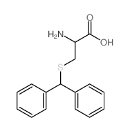 2-amino-3-benzhydrylsulfanyl-propanoic acid结构式