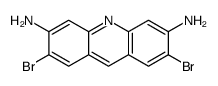 2,7-dibromoacridine-3,6-diamine结构式