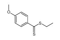 4-Methoxydithiobenzoic acid ethyl ester结构式