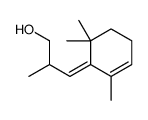 2-methyl-3-(2,6,6-trimethylcyclohex-2-en-1-ylidene)propanol结构式