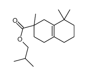 isobutyl 1,2,3,4,5,6,7,8-octahydro-2,8,8-trimethyl-2-naphthoate Structure