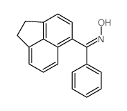 (NE)-N-(acenaphthen-5-yl-phenyl-methylidene)hydroxylamine structure
