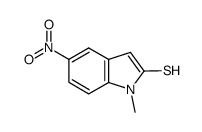 1-methyl-5-nitro-1H-indole-2-thiol Structure