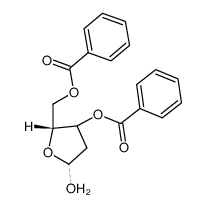 3,5-Di-O-benzoyl-2-desoxy-D-ribose结构式