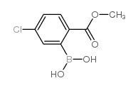 (5-Chloro-2-(methoxycarbonyl)phenyl)boronic acid structure