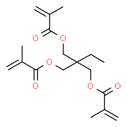 1,3-Propanediol, 2-ethyl-2-hydroxymethyl-, trimethacrylate结构式