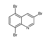 3,5,8-Tribromoquinoline Structure