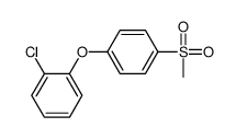 1-chloro-2-(4-methylsulfonylphenoxy)benzene结构式