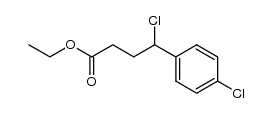 4-Chlor-4-(4-chlor-phenyl)-buttersaeureethylester结构式