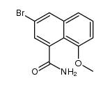 3-bromo-8-methoxy-[1]naphthoic acid amide Structure