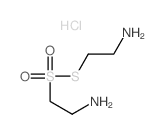 Ethanesulfonothioicacid, 2-amino-, S-(2-aminoethyl) ester, hydrochloride (1:2)结构式