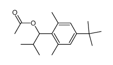 1-(4'-t-Butyl-2',6'-dimethylphenyl)-2-methylpropyl acetate Structure