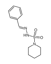 piperidine-1-sulfonic acid benzylidenehydrazide结构式