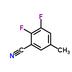 2,3-Difluoro-5-methylbenzonitrile Structure