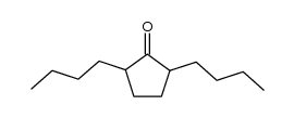 2,5-dibutyl-cyclopentanone Structure