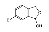 6-Bromo-1,3-dihydro-2-benzofuran-1-ol结构式