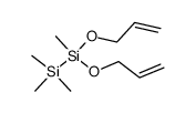 1,1-bis(allyloxy)tetramethyldisilane Structure