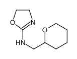 N-(oxan-2-ylmethyl)-4,5-dihydro-1,3-oxazol-2-amine Structure