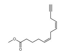 (5Z,8Z)-methyl dodeca-5,8-dien-11-ynoate Structure