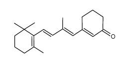 3-((1E,3E)-2-methyl-4-(2,6,6-trimethylcyclohex-1-en-1-yl)buta-1,3-dien-1-yl)cyclohex-2-enone Structure