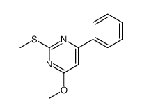 2-(methylthio)-4-methoxy-6-phenylpyrimidine Structure