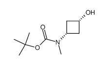 Tert-Butyl N-(Cis-3-Hydroxycyclobutyl)-N-Methylcarbamate structure