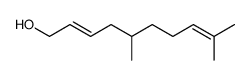 (E)-5,9-dimethyldeca-2,8-dien-1-ol Structure