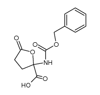 2-Furancarboxylicacid,tetrahydro-5-oxo-2-[[(phenylmethoxy)carbonyl]amino]-(9CI)结构式