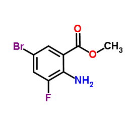 Methyl 2-amino-5-bromo-3-fluorobenzoate Structure