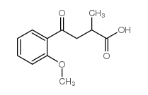 2-甲基-4-氧-4-(2’-甲氧苯基)丁酸结构式