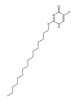 5-fluoro-2-(hexadecylthio)pyrimidin-4(1H)-one Structure