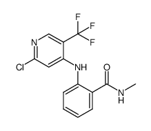 2-[2-Chloro-5-(trifluoromethyl)pyridin-4-ylamino]-N-Methylbenzamide结构式