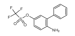 2-amino-5-(triflouromethylsulphonyloxy)biphenyl结构式