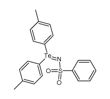 N-(phenylsulfonyl)di(p-methylphenyl)tellurimide Structure