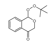 1-(tert-butylperoxy)-1H-isochromen-4(3H)-one结构式