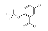 5-Chloro-2-(trifluoromethoxy)benzoyl chloride Structure