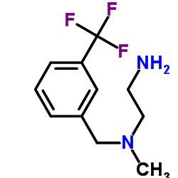 N-Methyl-N-[3-(trifluoromethyl)benzyl]-1,2-ethanediamine结构式