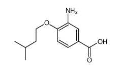 3-amino-4-isopentyloxy-benzoic acid结构式