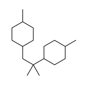 1-methyl-4-[2-methyl-1-(4-methylcyclohexyl)propan-2-yl]cyclohexane Structure