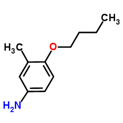4-Butoxy-3-methylaniline结构式
