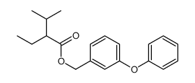 (3-phenoxyphenyl)methyl 2-ethyl-3-methylbutanoate结构式
