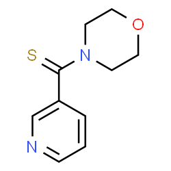 Methanethione, 4-​morpholinyl-​3-​pyridinyl- Structure
