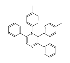 3,6-diphenyl-1,2-di-p-tolyl-1,2-dihydropyrazine Structure