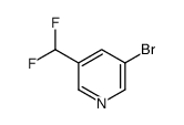 3-Bromo-5-(difluoromethyl)pyridine Structure