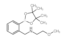 2-Methoxy-N-(2-(4,4,5,5-tetramethyl-1,3,2-dioxaborolan-2-yl)benzyl)ethanamine structure