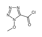1H-Tetrazole-5-carbonyl chloride, 1-methoxy- (9CI) structure