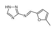 1-(5-methylfuran-2-yl)-N-(1H-1,2,4-triazol-5-yl)methanimine结构式