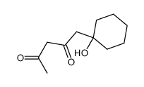 5-(1-hydroxycyclohexyl)-2,4-pentanedione Structure